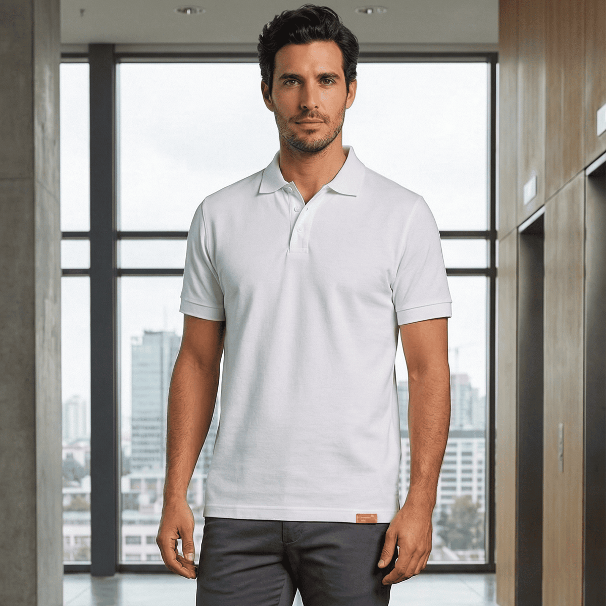 Polera Polo Hombre 60% Algodón – 40% Poliéster Manga Corta