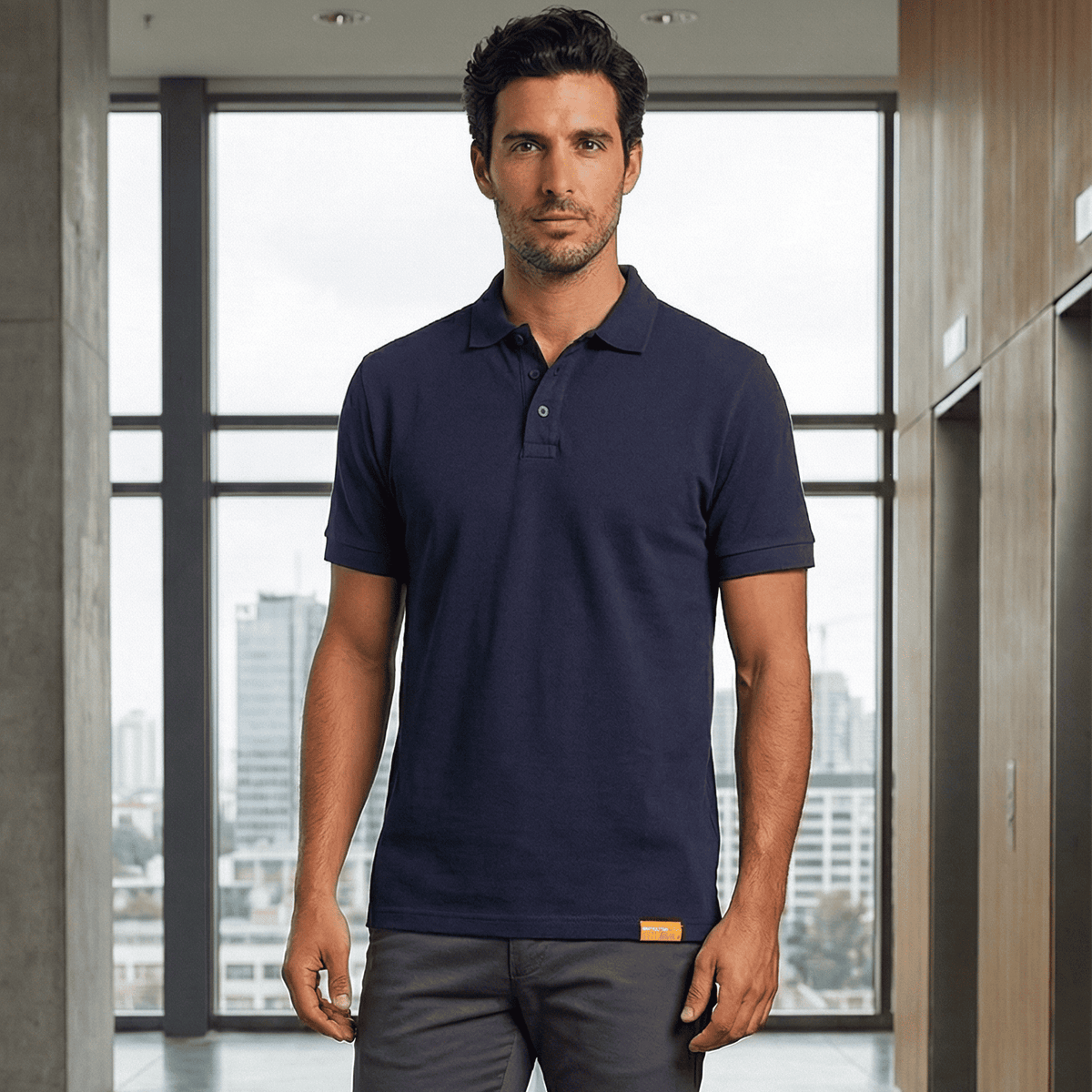 Polera Polo Hombre 60% Algodón – 40% Poliéster Manga Corta