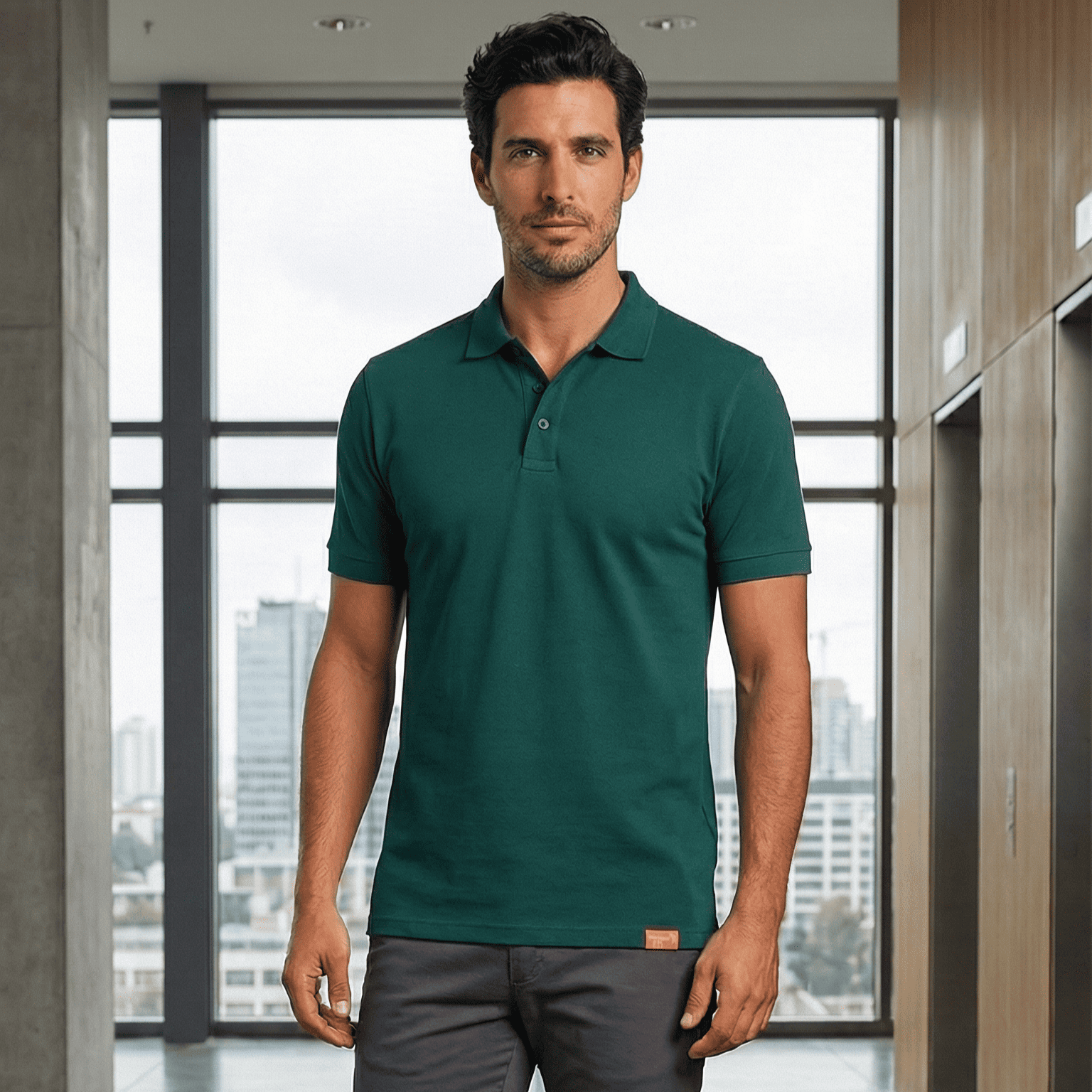 Polera Polo Hombre 60% Algodón – 40% Poliéster Manga Corta