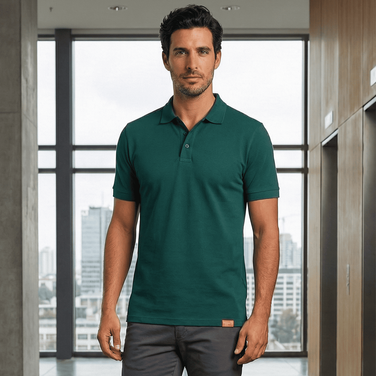 Polera Polo Hombre 60% Algodón – 40% Poliéster Manga Corta