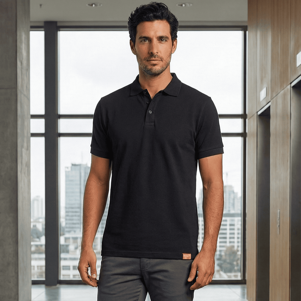 Polera Polo Hombre 60% Algodón – 40% Poliéster Manga Corta