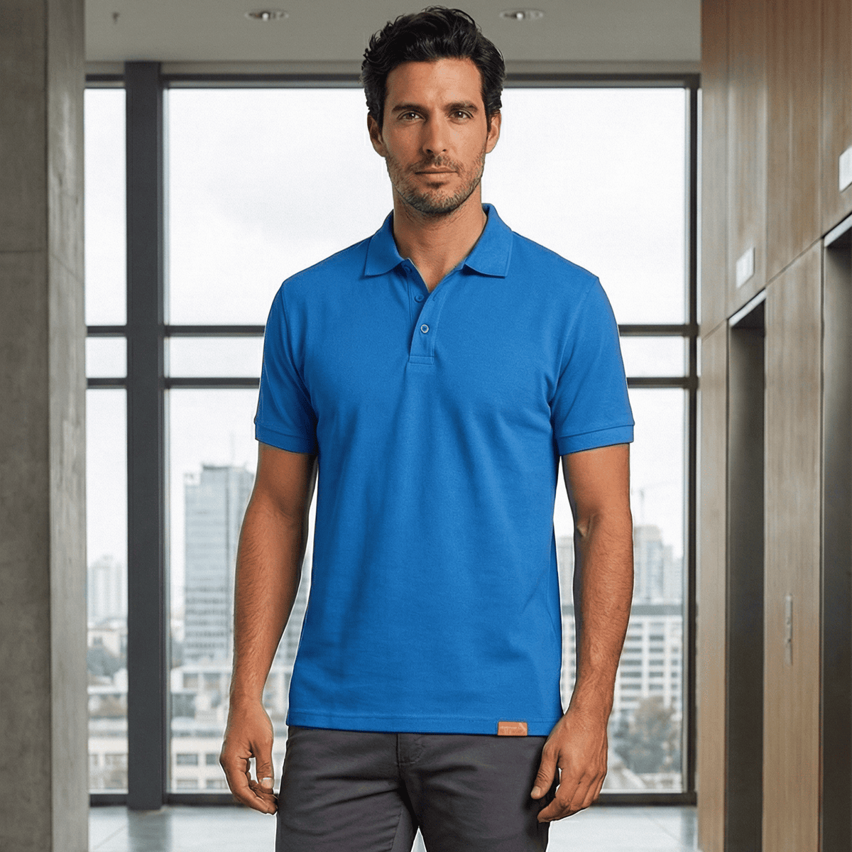 Polera Polo Hombre 60% Algodón – 40% Poliéster Manga Corta