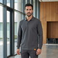 Polera Piqué Manga Larga Hombre 60/40 UV Premium
